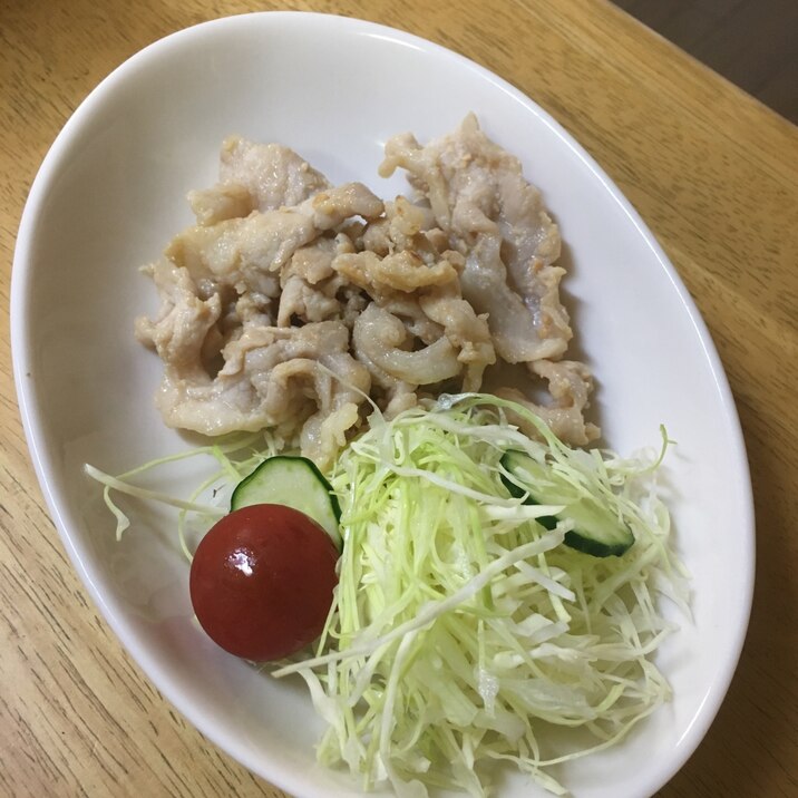 豚肉のにんにく味噌炒め